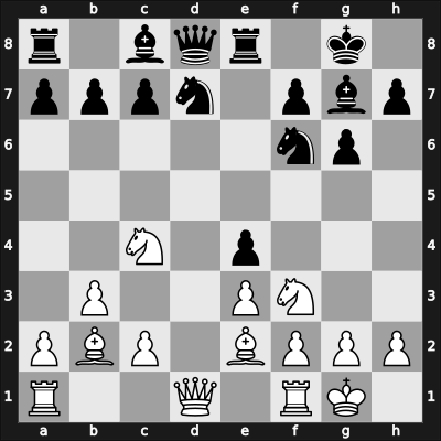 1954 Hastings5455 – Round 3 – Fuderer, Andrija – 1/2-1/2 – Unzicker, Wolfgang – G12