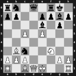 1954 Hungary Ch – Round 1 – Pogats, Jozsef Jr. – 1/2-1/2 – Sandor, Balazs – G15