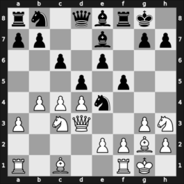 1954 Hungary Ch – Round 2 – Kluger, Gyula – 1/2-1/2 – Tipary, Lajos – G21