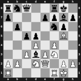 1954 Hungary Ch – Round 3 – Tipary, Lajos – 1/2-1/2 – Bilek, Istvan – G25