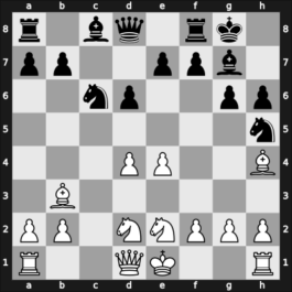 1954 Hungary Ch – Round 5 – Tipary, Lajos – 1/2-1/2 – Gereben, Erno – G27