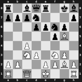 1954 Hungary Ch – Round 7 – Szily, Jozsef – 0-1 – Dely, Peter – G32