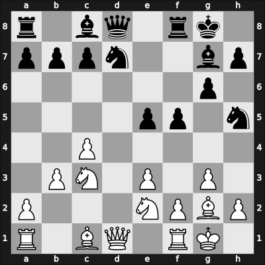 1954 Hungary Ch – Round 13 – Gereben, Erno – 0-1 – Ozsvath, Andras – G41