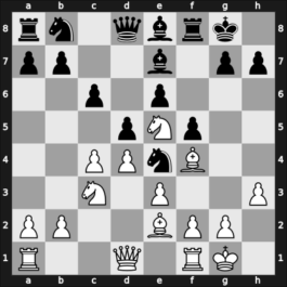 1954 Hungary Ch – Round 14 – Szily, Jozsef – 1/2-1/2 – Tipary, Lajos – G43