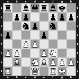 1954 Hungary Ch – Round 17 – Gereben, Erno – 1/2-1/2 – Barcza, Gedeon – G51