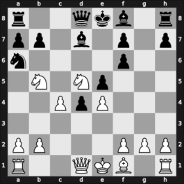 1954 Hungary Ch – Round 1 – Kluger, Gyula – 1/2-1/2 – Hajtun, Jozsef – G14