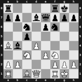 1954 Hungary Ch – Round 1 – Kluger, Gyula – 1/2-1/2 – Pogats, Jozsef Jr. – G22