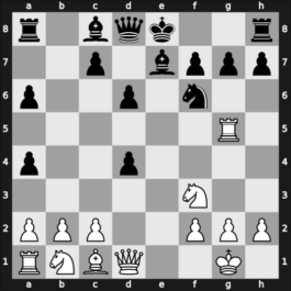 1954 Hungary Ch – Round 1 – Dely, Peter – 1/2-1/2 – Kluger, Gyula – G49