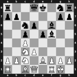 1954 ITA-ch17 Trieste – Round 10 – Magrin, Antonio – 1/2-1/2 – Miliani, Giorgio – G15