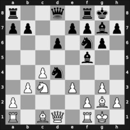 1954 Kiev ch-URS – Round 1 – Kholmov, Ratmir D – 0-1 – Ragozin, Viacheslav – G17