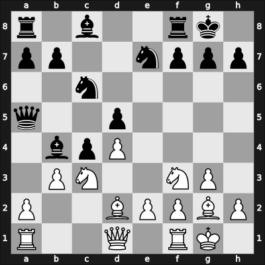 1954 Kiev ch-URS – Round 1 – Taimanov, Mark E – 1/2-1/2 – Kholmov, Ratmir D – G31