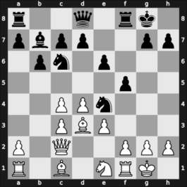 1954 Kiev ch-URS – Round 1 – Borisenko, Georgy K – 1/2-1/2 – Bivshev, Vasily – G46