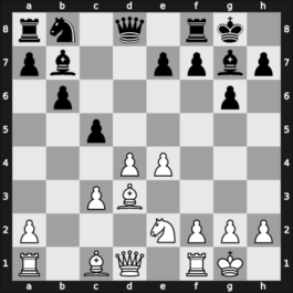 1954 Kiev ch-URS – Round 1 – Sokolsky, Alexey – 1/2-1/2 – Suetin, Alexey S – G83