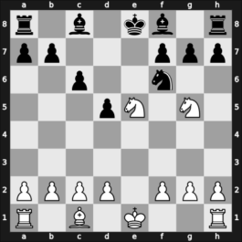 1954 Kiev ch-URS – Round 1 – Nezhmetdinov, Rashid – 1-0 – Livshin, Iosif – G120
