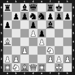 1954 Kiev ch-URS – Round 1 – Bannik, Anatolij – 1-0 – Nezhmetdinov, Rashid – G123