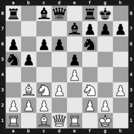 1954 Kiev ch-URS – Round 1 – Nezhmetdinov, Rashid – 1-0 – Borisenko, Georgy K – G125