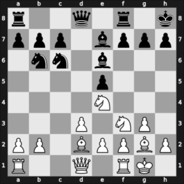 1954 Kiev ch-URS – Round 1 – Petrosian, Tigran A. – 1-0 – Bannik, Anatolij – G147