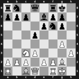 1954 Kiev ch-URS – Round 1 – Nezhmetdinov, Rashid – 1-0 – Geller, Efim P – G157