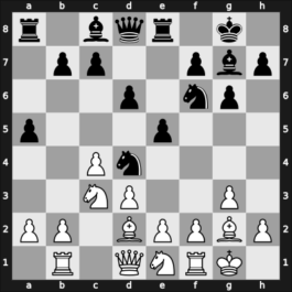 1954 Kiev ch-URS – Round 18 – Taimanov, Mark E – 1-0 – Livshin, Iosif – G167