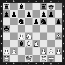 1954 Leningrad RUS – Round ? – Borisenko, Georgy K – 1/2-1/2 – Tolush, Alexander – G10