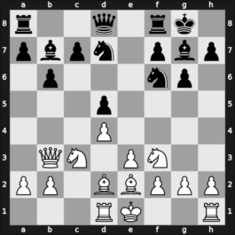 1954 Leningrad ch22-SU sf – Round 1 – Kholmov, Ratmir D – 1-0 – Byvshev, Vasily – G10