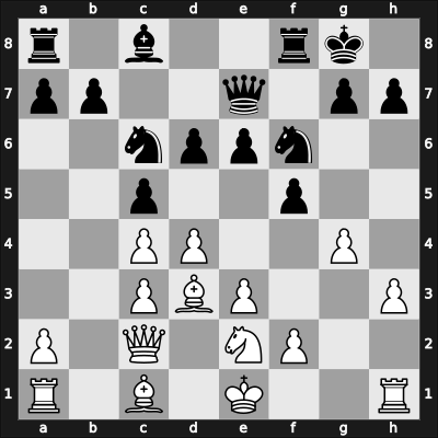 1954 Leningrad ch22-SU sf – Round 14 – Taimanov, Mark E – 0-1 – Lisitsin, Georgy – G40