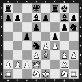 1954 Leningrad ch22-SU sf – Round 14 – Lutikov, Anatoly S – 0-1 – Zurakhov, Vladlen Y – G42