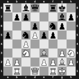 1954 Leningrad ch22-SU sf – Round 21 – Ragozin, Viacheslav – 0-1 – Lutikov, Anatoly S – G63