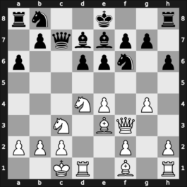 1954 Leningrad master – Round ? – Krogius, Nikolai V – 1-0 – Cherepkov, Alexander V – G15