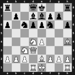 1954 Liberation – Round 5 – Ivkov, Borislav – 1/2-1/2 – Trifunovic, Petar – G10