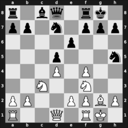 1954 Liberation – Round 7 – Barcza, Gedeon – 1/2-1/2 – Karaklajic, Nikola – G14