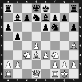 1954 Liberation – Round 12 – Gligorić, Svetozar – 1/2-1/2 – Pilnik, Herman – G24