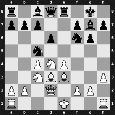 1954 Lodz ch POL – Round 16 – Sliwa, Bogdan – 1/2-1/2 – Dworzynski, Roman – G10