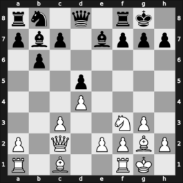 1954 Mar del Plata – Round 2 – Guimard, Carlos E – 1/2-1/2 – Eliskases, Erich – G15