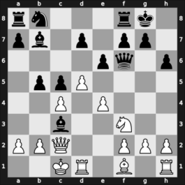 1954 Mar del Plata – Round 4 – Castillo Larenas, Mariano – 1/2-1/2 – Shocron, Ruben – G32