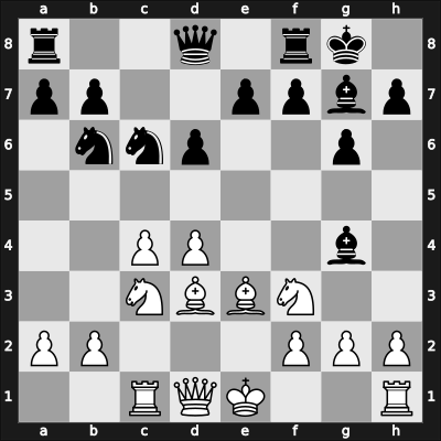 1954 Mar del Plata – Round 6 – Fernandez Humerez, Luis Felipe – 1/2-1/2 – Bauza, Lorenzo – G53