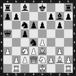 1954 Mar del Plata – Round 10 – Perez Alcocer, Jose – 1/2-1/2 – Jauregui, Carlos – G80