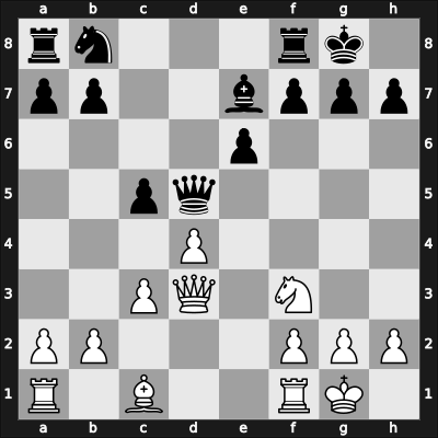 1954 Mar del Plata – Round 14 – Alonzo Salomon, Jose Luis – 1/2-1/2 – Benko, Francisco – G110