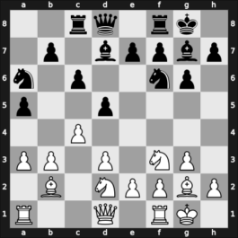1954 Mar del Plata – Round 15 – Eliskases, Erich – 1/2-1/2 – Maderna, Carlos – G117