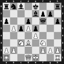 1954 Mar del Plata – Round 18 – Maderna, Carlos – 1/2-1/2 – Sanguinetti Lopez, Jose Pablo – G136