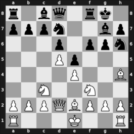 1954 Mar del Plata – Round 18 – Fernandez Humerez, Luis Felipe – 1/2-1/2 – Wexler, Bernardo – G139
