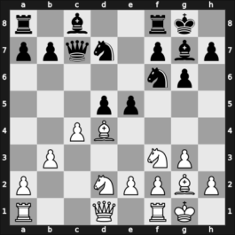 1954 Montevideo – Round 1 – Toran Albero, Roman – 1/2-1/2 – Letelier Martner, Rene – G19