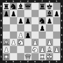 1954 Montevideo – Round 3 – Najdorf, Miguel – 1-0 – Briceno Munoz, Jose – G45