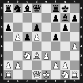 1954 Montevideo – Round 4 – Trompowsky, Octavio – 0-1 – Najdorf, Miguel – G49
