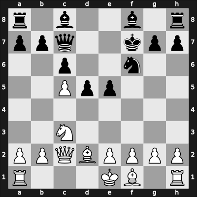 1954 Montevideo – Round 8 – Salas Romo, Julio – 1/2-1/2 – Bernstein, Olivia – G69