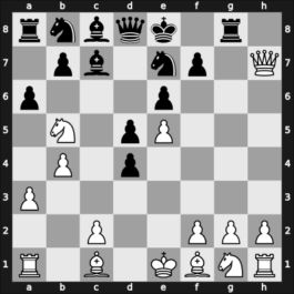 1954 Moscow training m – Round 6 – Kan, Ilya A – 0-1 – Botvinnik, Mikhail – G6