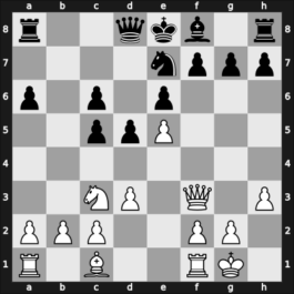 1954 Munich zt – Round 17 – Lokvenc, Josef – 1/2-1/2 – Unzicker, Wolfgang – G110