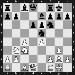 1954 New York – Round 4 – Bisguier, Arthur B – 1-0 – Petrosian, Tigran A. – G15