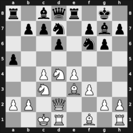1954 New York ch-USA – Round 1 – Berliner, Hans – 1-0 – Burger, Kim – G2