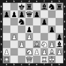 1954 New York ch-USA – Round 2 – Evans Lianda – 1/2-1/2 – Bernstein, Sidney – G7